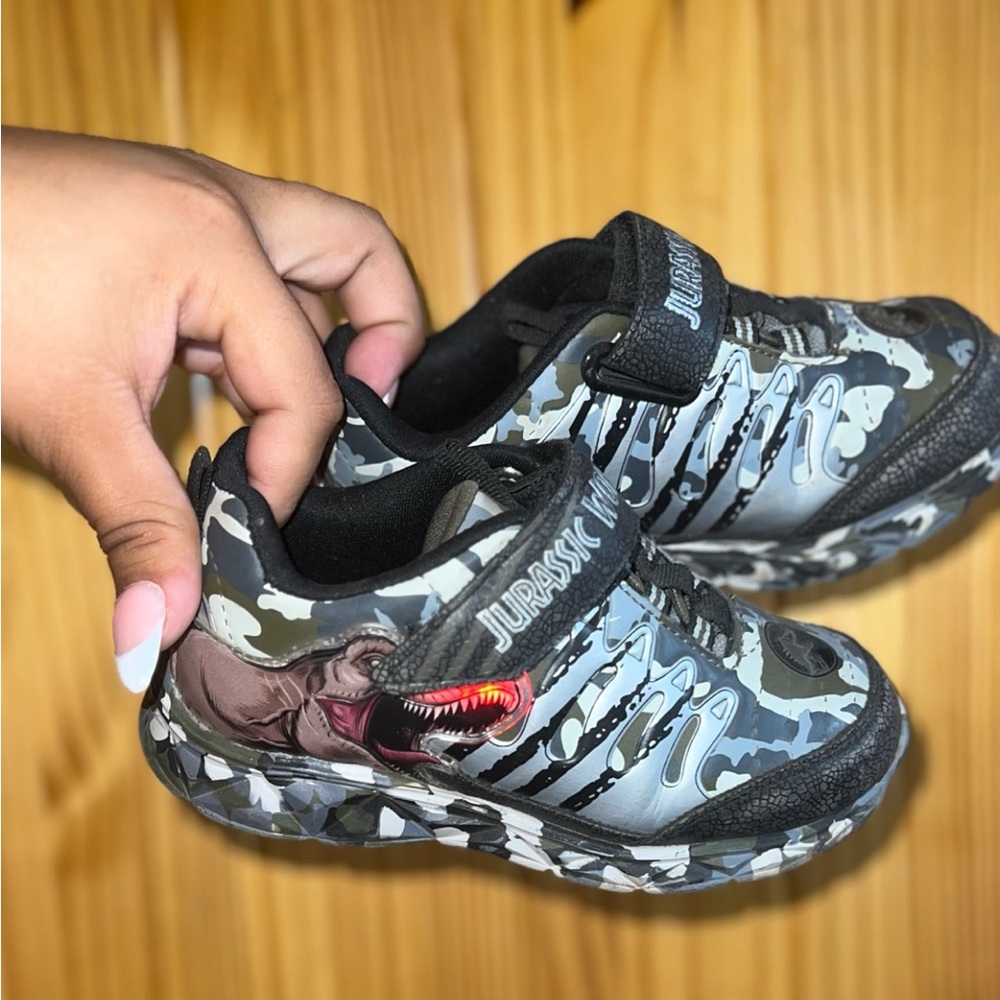 Light up Jurassic park shoes
